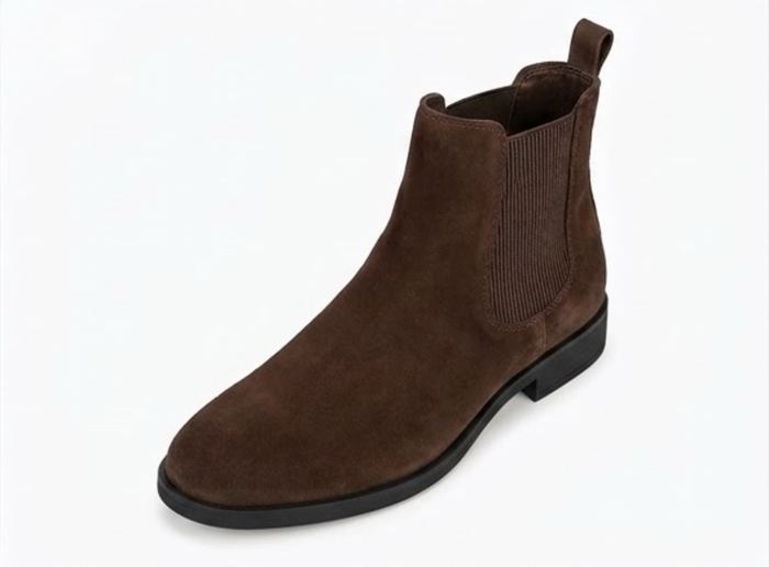 Primark Dark Brown Suede-Effect Chelsea Boots