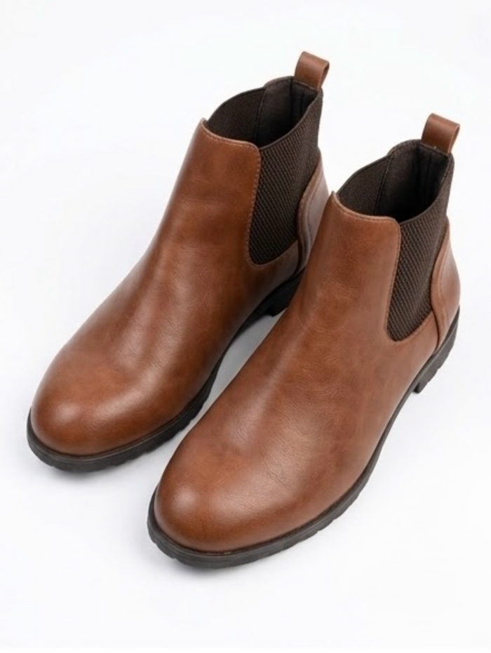 Primark Wide Fit Brown Chelsea Boots