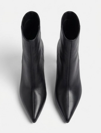 Primark Black Pointed Toe Stiletto Ankle Boots