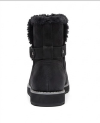 Skechers Black Fur-Lined Ankle Boots