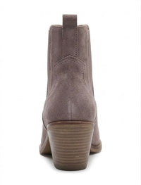 Next Grey Suede-Effect Western Chelsea Ankle Boots