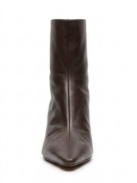 Mint Velvet Dark Brown Pointed Toe Heeled Ankle Boots