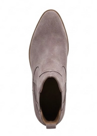 Next Grey Suede-Effect Western Chelsea Ankle Boots