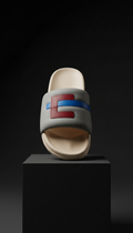 Luxury branded slide sandal