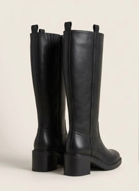 Rita Ora x Primark Black Knee-High Chunky Sole Boots