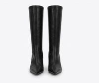 Rita Ora x Primark Black Pointed Stiletto Knee-High Boots