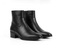 Primark Black Square Toe Low Block Heel Ankle Boots