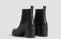 Primark Black Chunky Block Heel Chelsea Boots