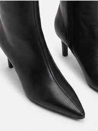 Primark Wide Fit Black Pointed Toe Stiletto Knee-High Boots