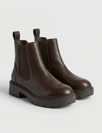 Primark Brown Chunky Chelsea Boots
