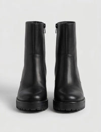 Boohoo Black Chunky Platform Ankle Boots