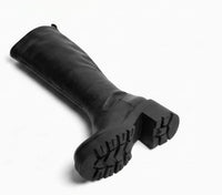 Primark Black Chunky Platform Over-the-Knee Boots