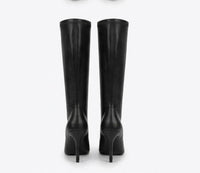 Rita Ora x Primark Black Pointed Stiletto Knee-High Boots