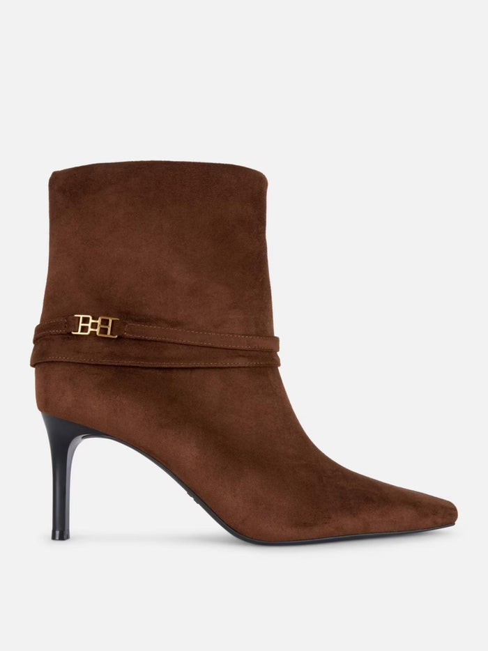 Paula Echevarría x Primark Brown Suede-Effect Stiletto Ankle Boots