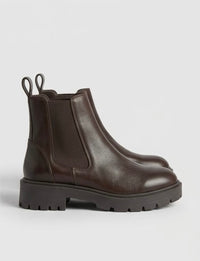 Primark Brown Chunky Chelsea Boots