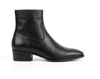 Primark Black Square Toe Low Block Heel Ankle Boots