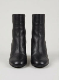 Jones Bootmaker Black Block Heel Ankle Boots