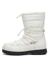 Primark White Fur-Lined Padded Snow Boots