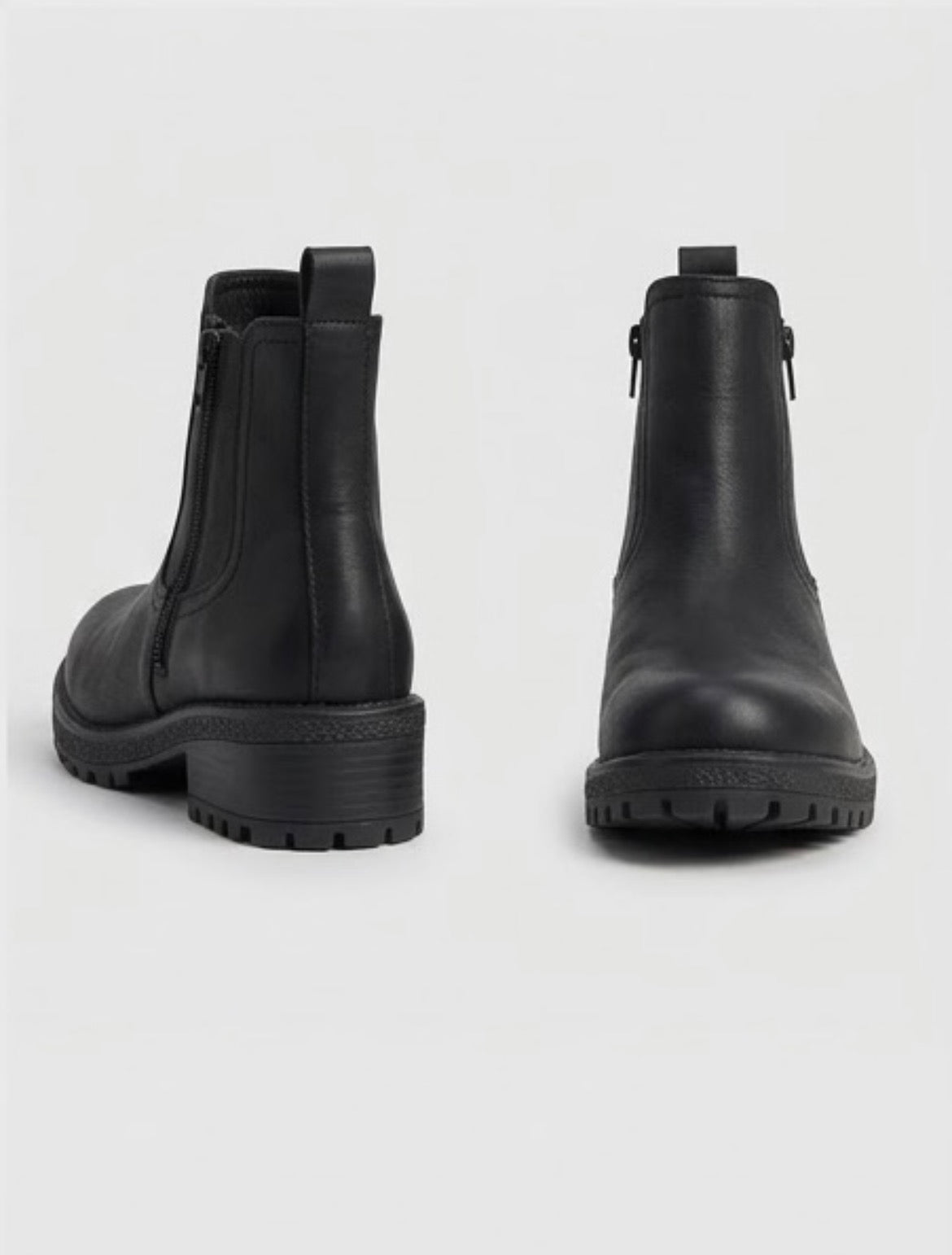 Brave Soul Black Matte Chelsea Boots
