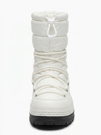 Primark White Fur-Lined Padded Snow Boots