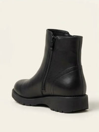 Heavenly Feet Black Side Zip Ankle Boots