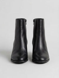 Dorothy Perkins Black Block Heel Ankle Boots