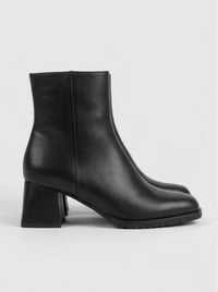 Primark Black Classic Block Heel Ankle Boots