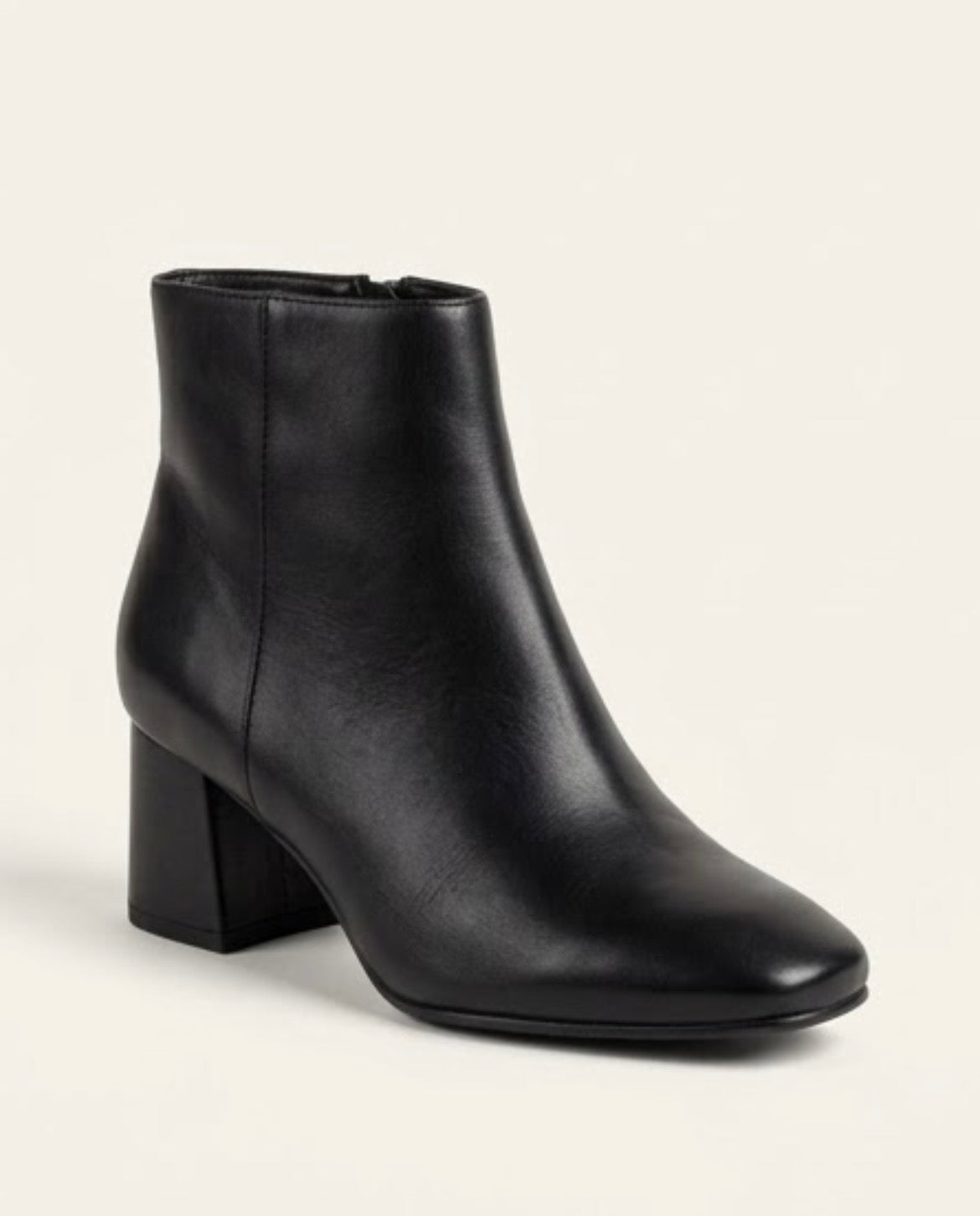 Linzi Wide Fit Black Block Heel Ankle Boots