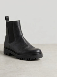 Primark Black Pebbled Chunky Chelsea Boots