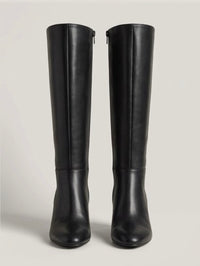 Primark Black Knee-High Almond Toe Stiletto Boots