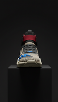 Engineered mesh high-top sneaker