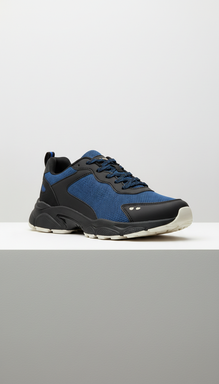 Urban Blue mesh streetwear runner